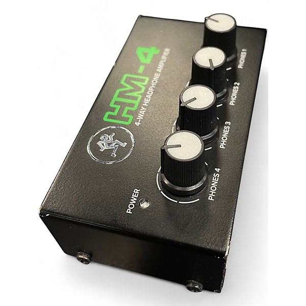 Used Mackie HM-4 4-WAY HEADPHONE AMPLIFIER Headphone Amp