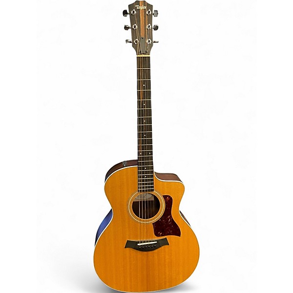 Used Taylor 214CE Natural Acoustic Electric Guitar Natural