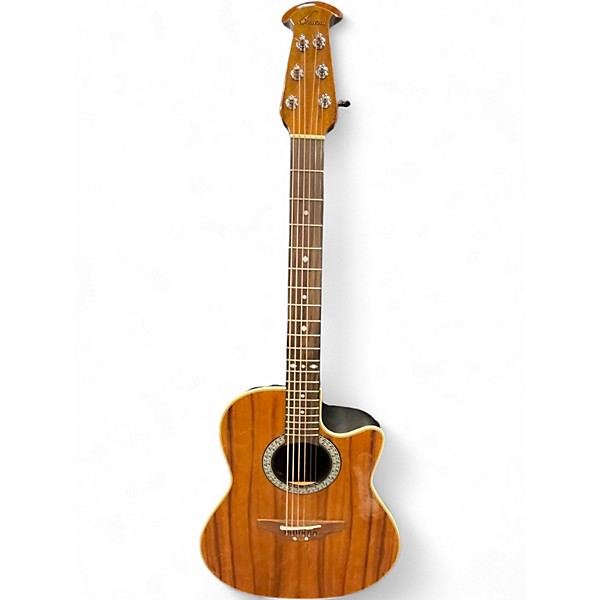 Used Ovation CK047-Fkoa Celebrity Natural Acoustic Electric Guitar