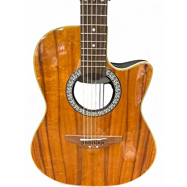 Used Ovation CK047-Fkoa Celebrity Natural Acoustic Electric Guitar