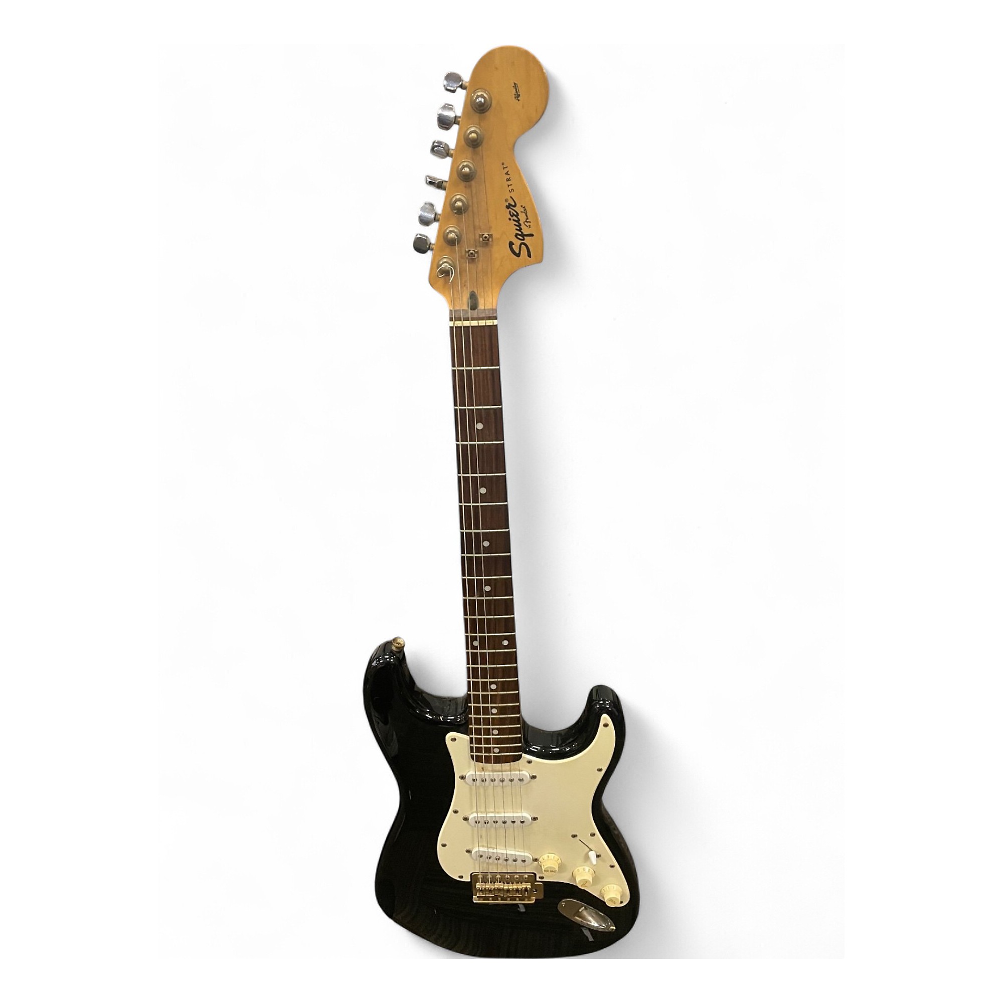 Used Squier Affinity Stratocaster Black Solid Body Electric