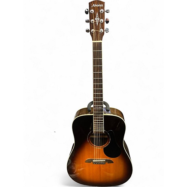 Used Alvarez AD70 Dreadnought Sandburst Acoustic Guitar