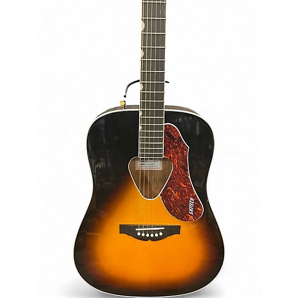 Used Gretsch Guitars G5024E Rancher Sunburst Acoustic Electric Guitar