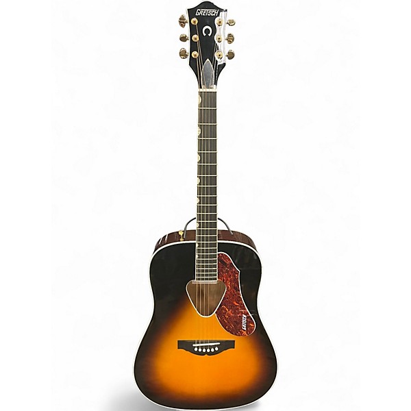 Used Gretsch Guitars G5024E Rancher Sunburst Acoustic Electric Guitar