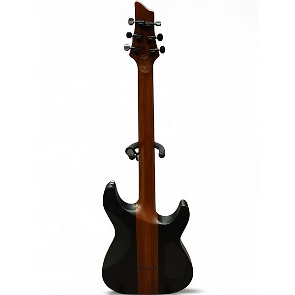 Used Schecter Guitar Research rob scallon 2 tone black Solid Body Electric Guitar