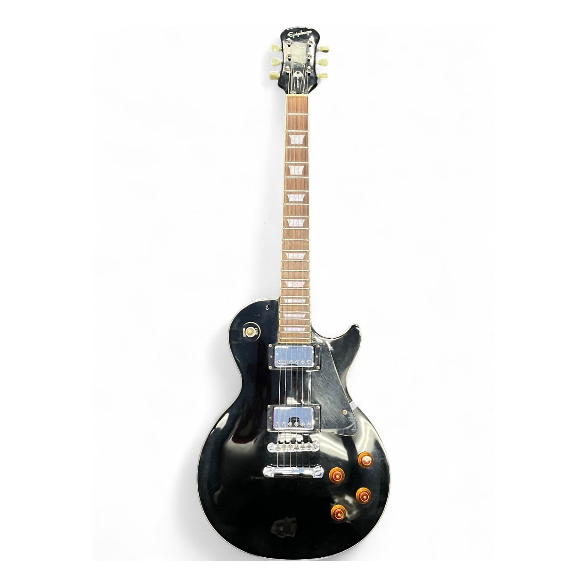 Used Epiphone Les Paul Standard Black Solid Body Electric