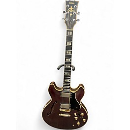 Used Yamaha SA2000S Burgundy Hollow Body Electric Guitar