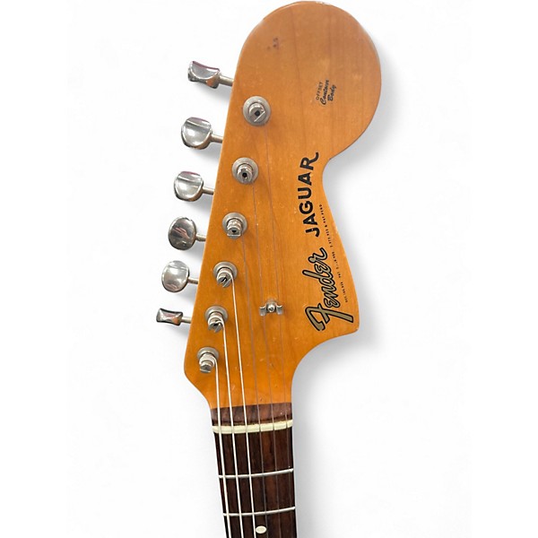 Used Fender 1962 Reissue Jaguar 2 Color Sunburst Solid Body Electric Guitar