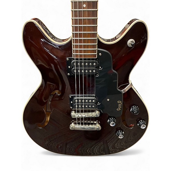 Used Guild Starfire II Wine Red Hollow Body Electric Guitar