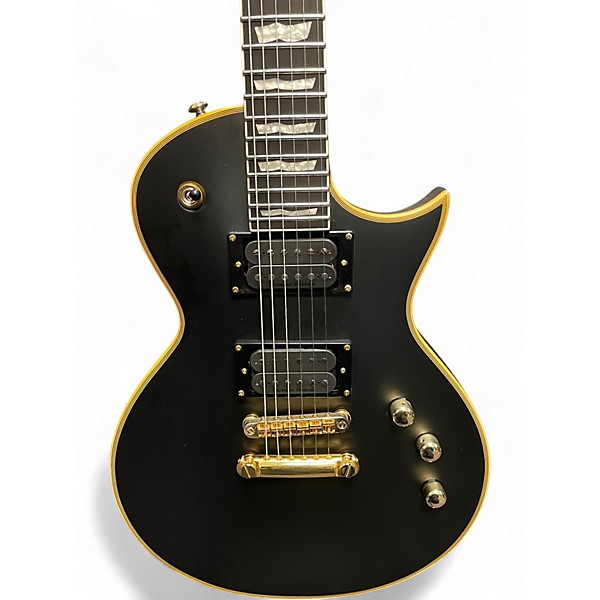 Used ESP LTD EC1000 Deluxe Black Solid Body Electric Guitar