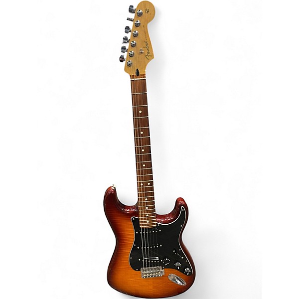 Used Fender Player Plus Stratocaster Flamed Sunburst Solid Body Electric Guitar