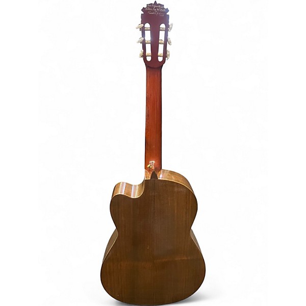 Used Pimental Of Albuquerque W-1S Concert Cut Away Natural Classical Acoustic Guitar