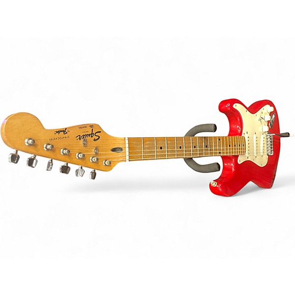 Used Squier Classic Vibe 1950S Stratocaster Candy Apple Red Solid Body Electric Guitar