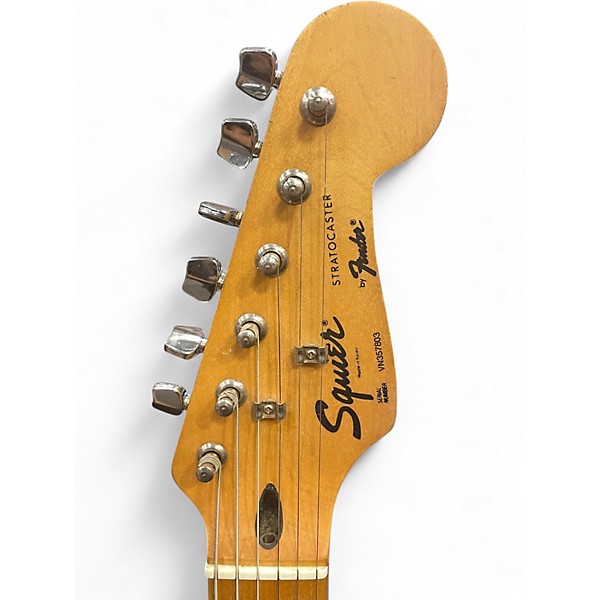 Used Squier Classic Vibe 1950S Stratocaster Candy Apple Red Solid Body Electric Guitar