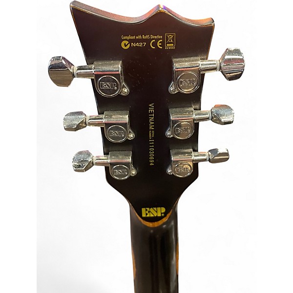 Used ESP EC-256 Distressed 2 Color Sunburst Solid Body Electric Guitar