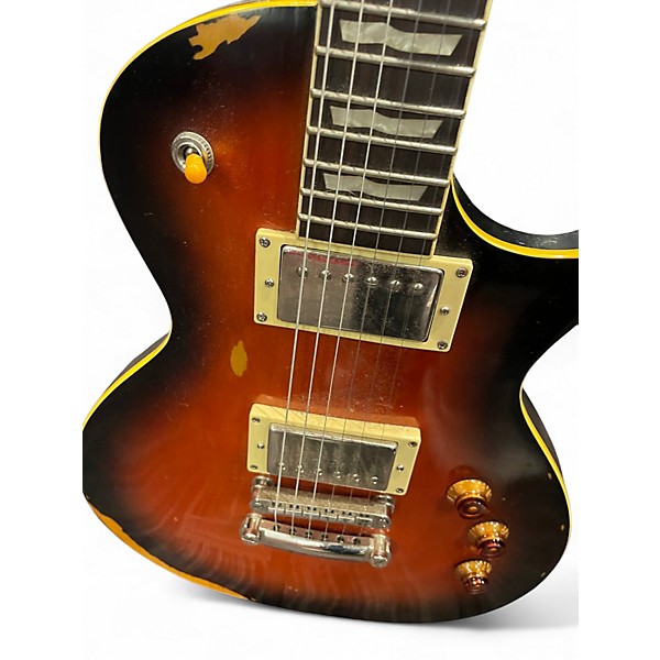 Used ESP EC-256 Distressed 2 Color Sunburst Solid Body Electric Guitar
