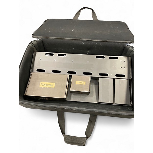 Used Friedman TOUR PRO TEO PEDAL 15X29 WITH BUFFER AND POWER SUPPLY Pedal Board