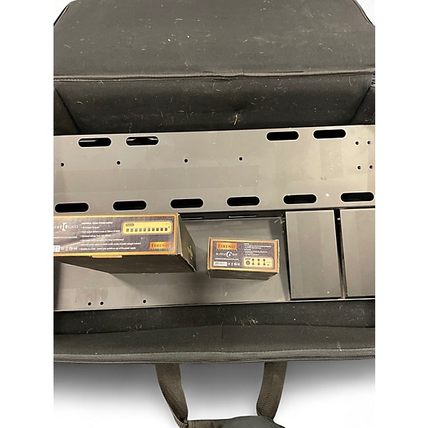 Used Friedman TOUR PRO TEO PEDAL 15X29 WITH BUFFER AND POWER SUPPLY Pedal Board