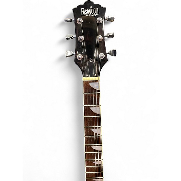 Used Eastwood classic 6 Hb Walnut Hollow Body Electric Guitar
