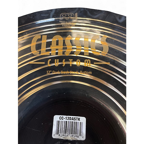 Used MEINL 12in Classic Custom Medium Hi Hat Pair Cymbal