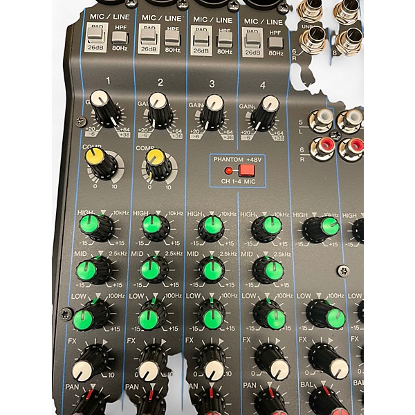 Used Yamaha MG10XU 10 Channel Mixer with Effects Unpowered