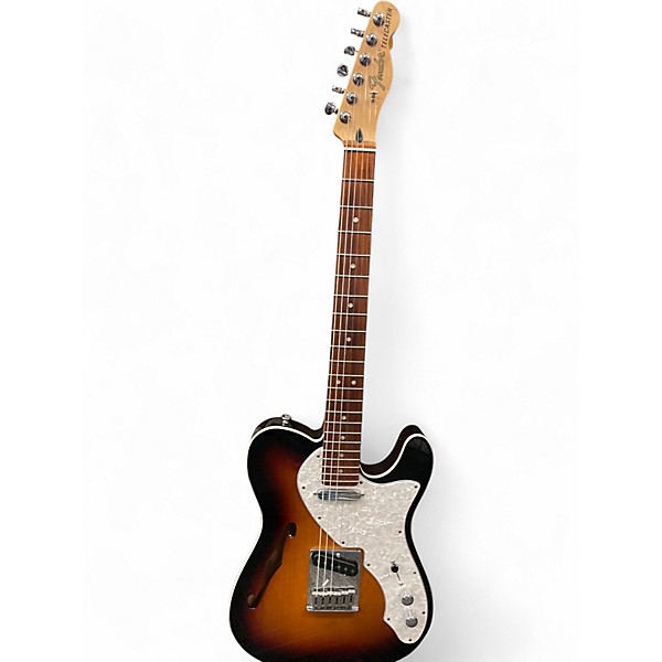 Used Fender Deluxe Thinline Telecaster 3 Color Sunburst
