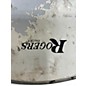 Used Rogers 5.5X14 POWERTONE Chrome Silver Drum