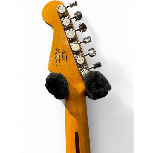 Used Squier Classic Vibe 1950S Stratocaster Fiesta Red Solid Body Electric Guitar