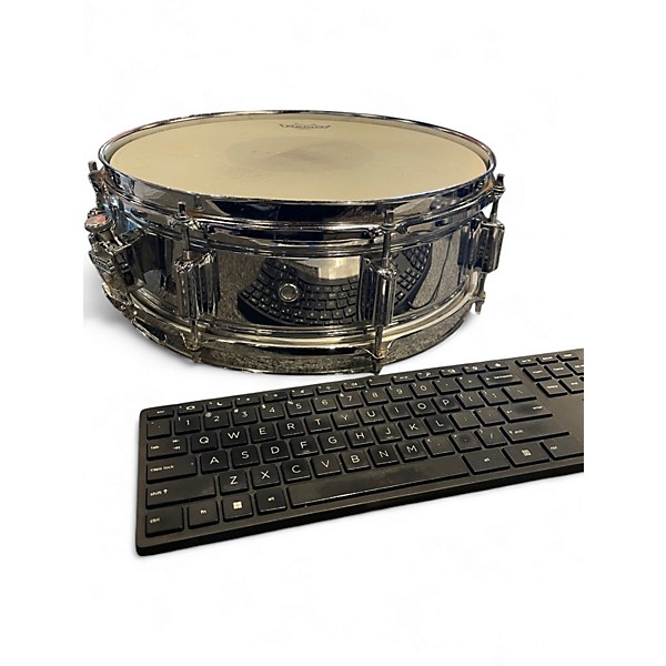 Used Rogers 5.5X14 POWERTONE SNARE DRUM Chrome Drum