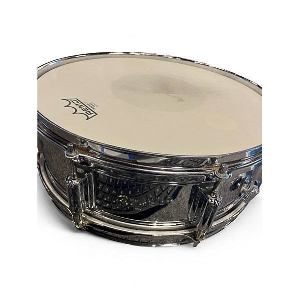 Used Rogers 5.5X14 POWERTONE SNARE DRUM Chrome Drum