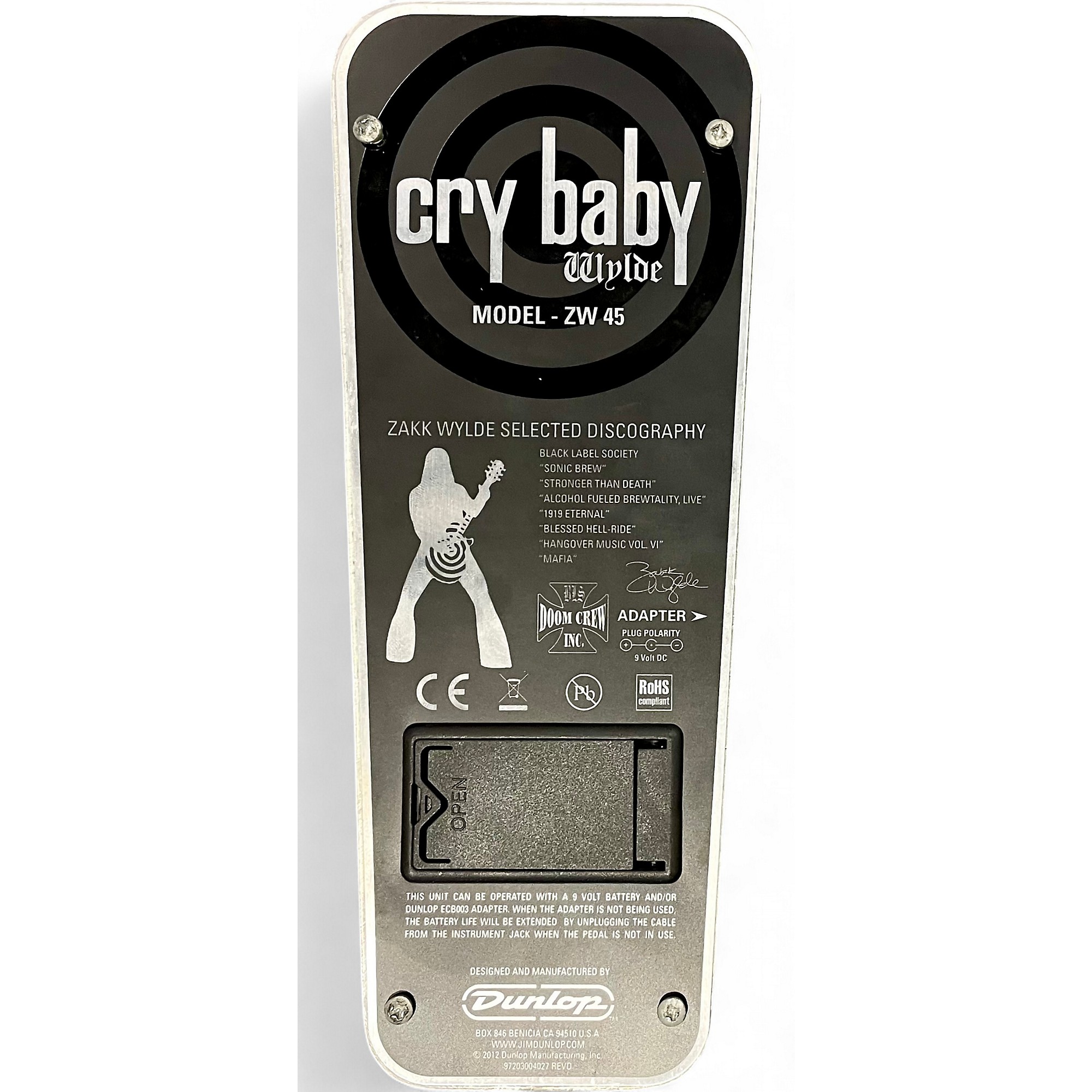 ギター Dunlop zw-45 Dunlop ZW-45 Zakk Wylde Signature Cry Baby Wah - What To