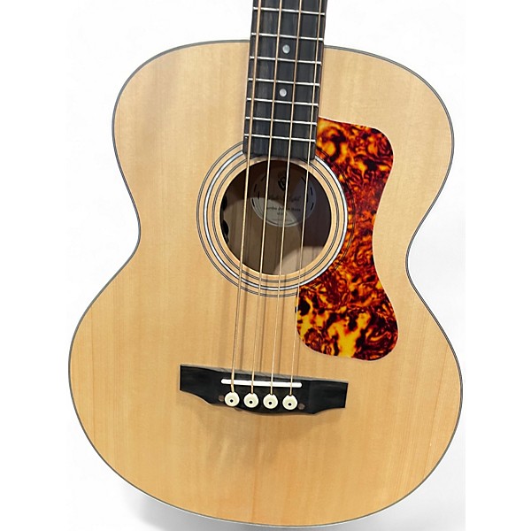 Used Guild Jumbo Junior Bass Natural Acoustic Bass Guitar