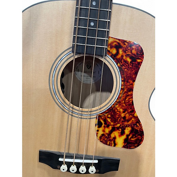 Used Guild Jumbo Junior Bass Natural Acoustic Bass Guitar