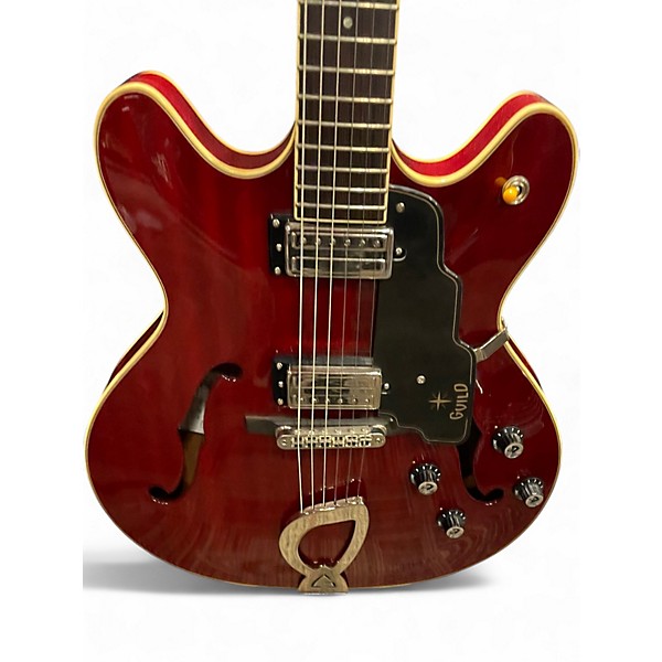 Used Guild Starfire IV Red Hollow Body Electric Guitar