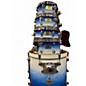 Used Mapex 5 Piece Pro M series Blue Sunburst Drum Kit thumbnail