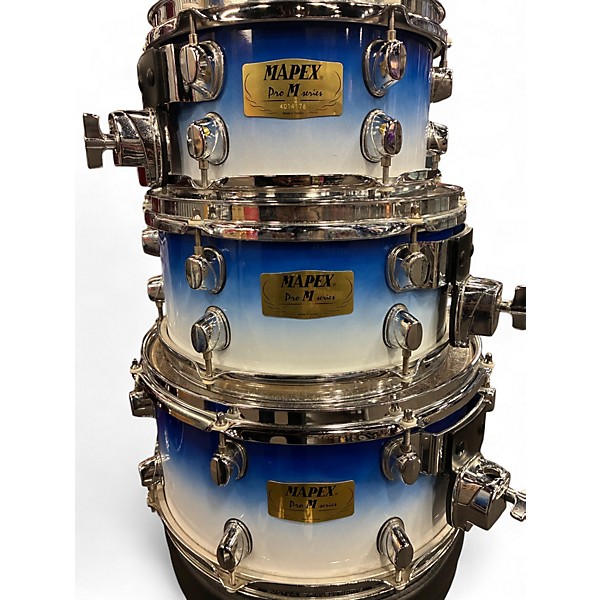 Used Mapex 5 Piece Pro M series Blue Sunburst Drum Kit