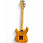 Used 2007 Fender American Deluxe Stratocaster Amber Solid Body Electric Guitar