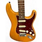 Used 2007 Fender American Deluxe Stratocaster Amber Solid Body Electric Guitar