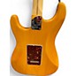 Used 2007 Fender American Deluxe Stratocaster Amber Solid Body Electric Guitar
