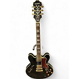 Used Epiphone Sheraton II BLACK Hollow Body Electric Guitar