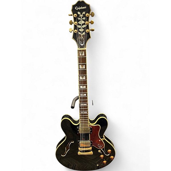 Used Epiphone Sheraton II BLACK Hollow Body Electric Guitar
