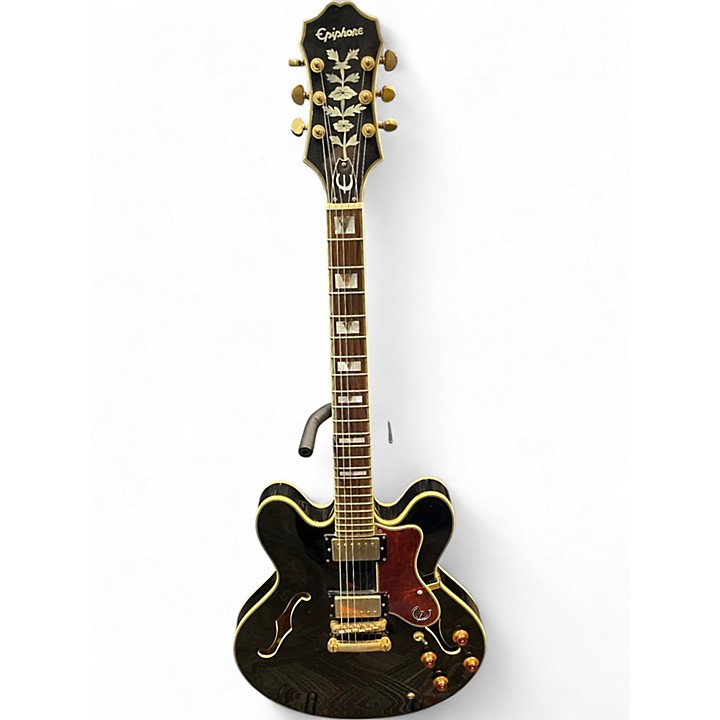 Used Epiphone Sheraton II BLACK Hollow Body Electric Guitar BLACK
