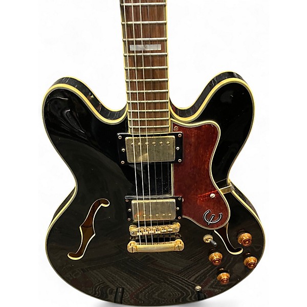 Used Epiphone Sheraton II BLACK Hollow Body Electric Guitar