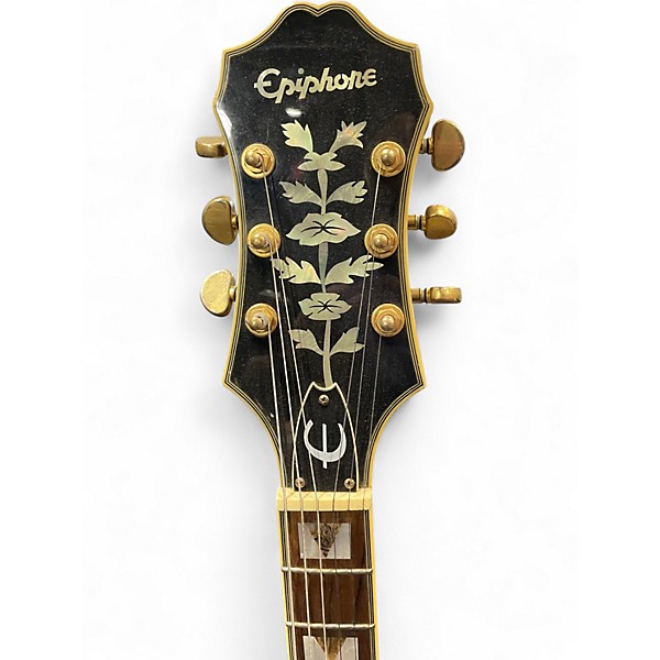 Used Epiphone Sheraton II BLACK Hollow Body Electric Guitar