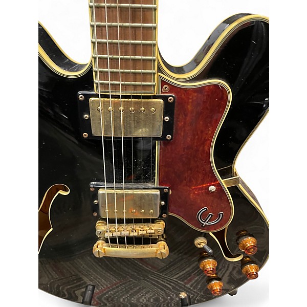 Used Epiphone Sheraton II BLACK Hollow Body Electric Guitar