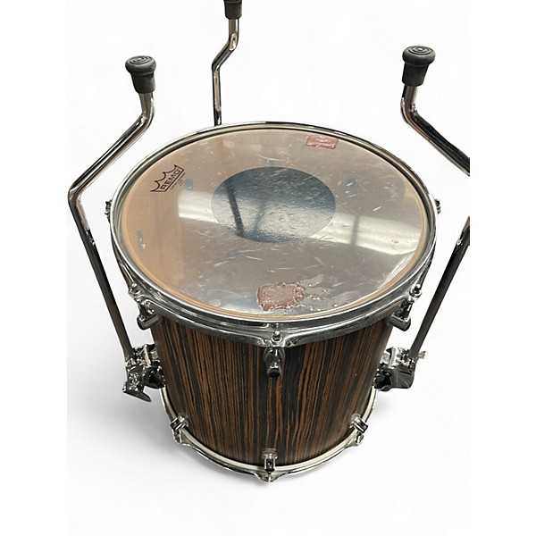 Used Ludwig 3 Piece Signet 105 Macassar Ebony Drum Kit