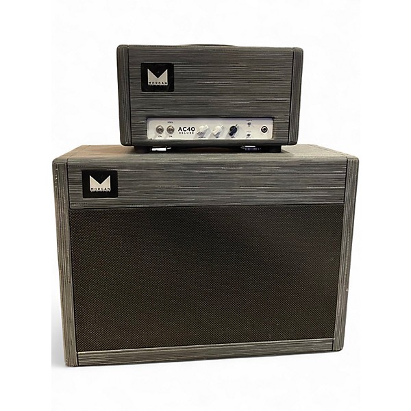 Used Morgan Amplification AC40 Deluxe 2X12 Guitar Stack