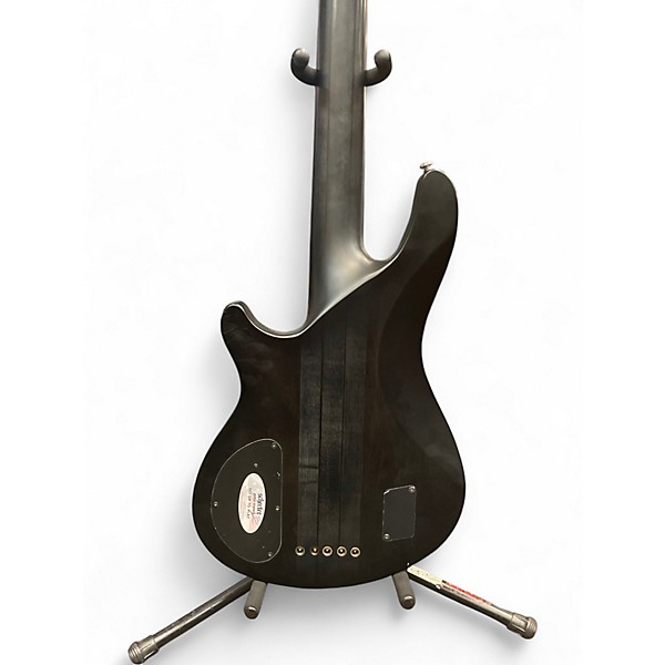 Used Schecter Guitar Research hellraiser extreme 5 See Thru Black Electric Bass Guitar