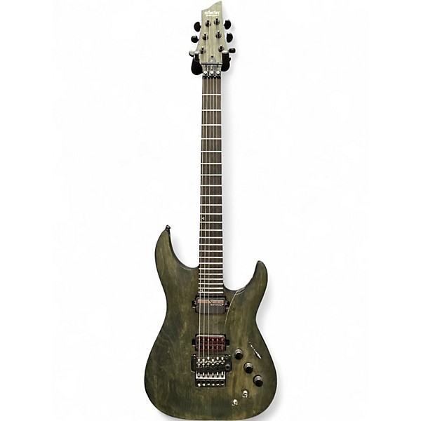 Used Schecter Guitar Research C1 FR-S APOCALYPSE Gray Solid Body Electric Guitar