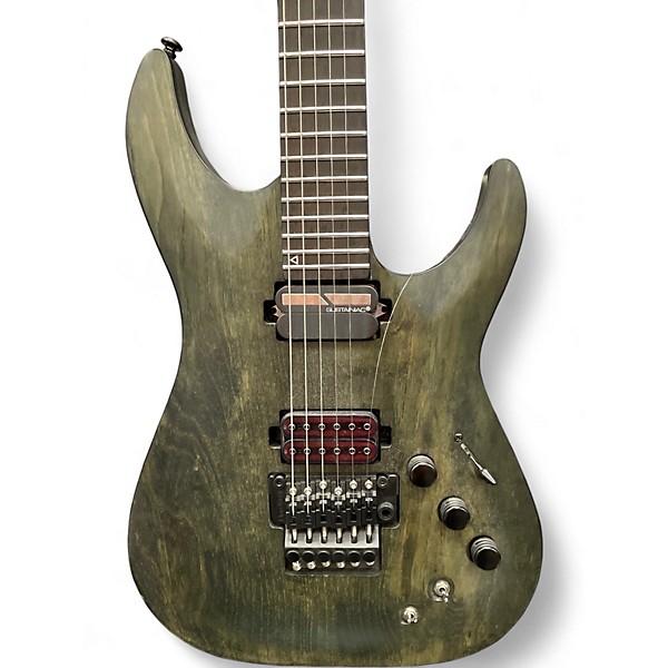 Used Schecter Guitar Research C1 FR-S APOCALYPSE Gray Solid Body Electric Guitar